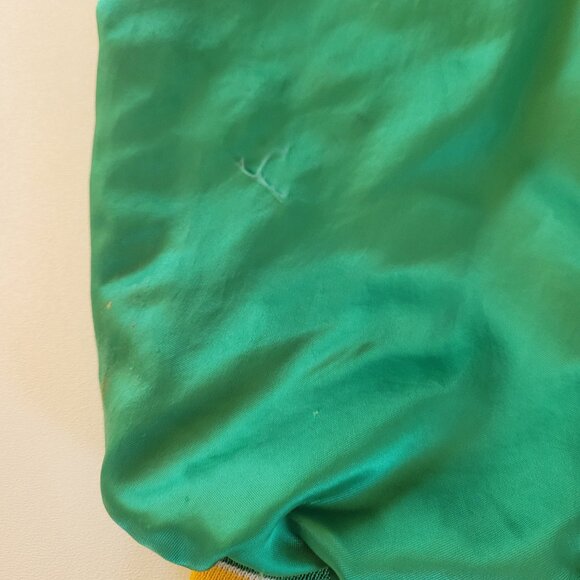 RARE Vtg 80s Sprite Green Nylon Bomber Jacket with Retired Logo Size Large - Picture 12 of 15